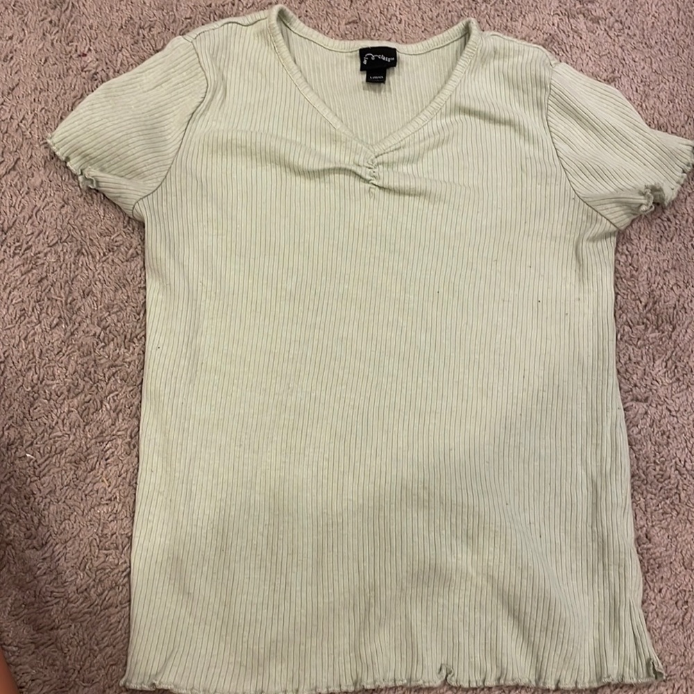 Art class shirt,L (10-12),sage green